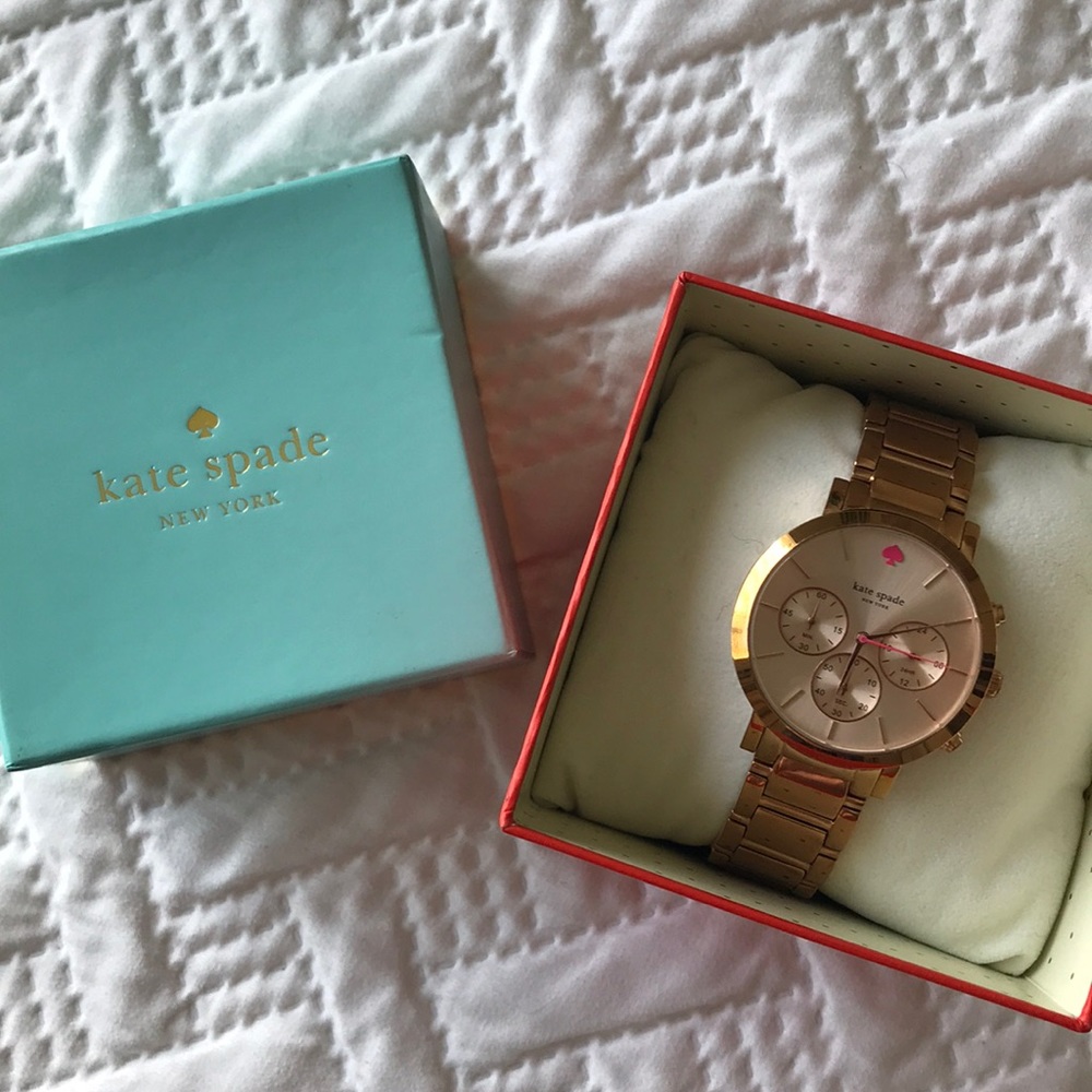 Kate Spade Rose Gold Watch View 3